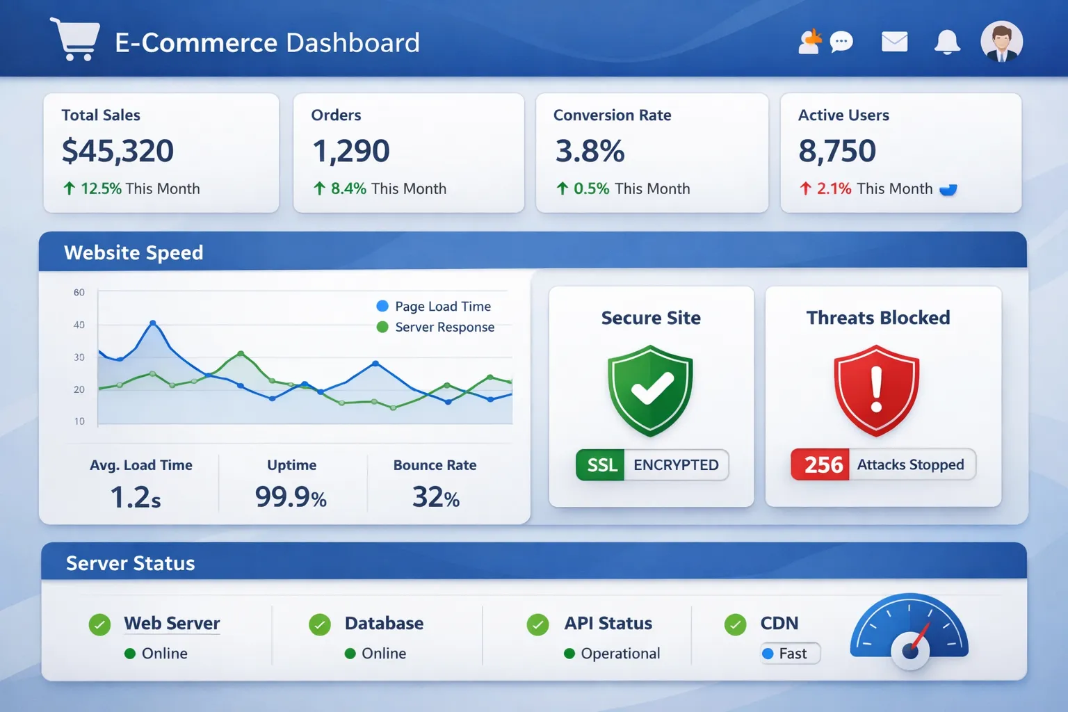 Hosting for E-commerce Website