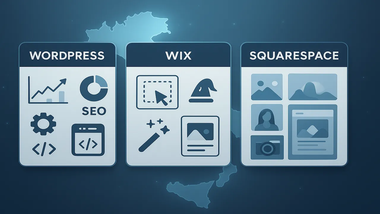 WordPress vs Wix vs Squarespace: Best Website Builder 2025