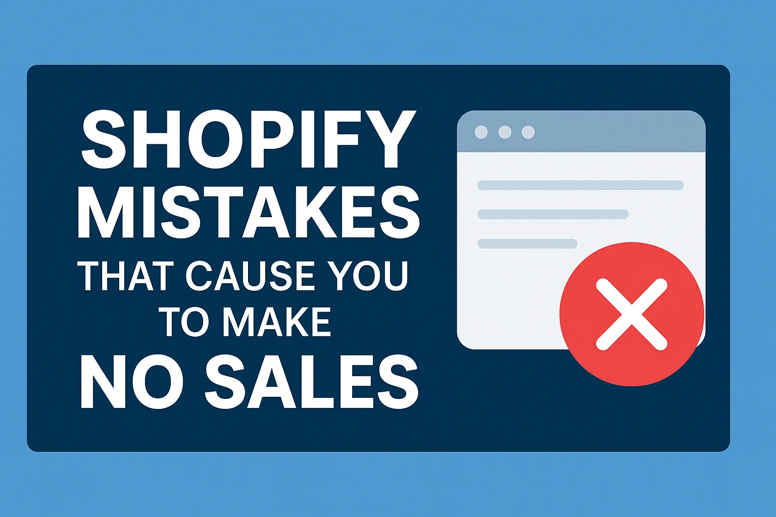 Shopify store design