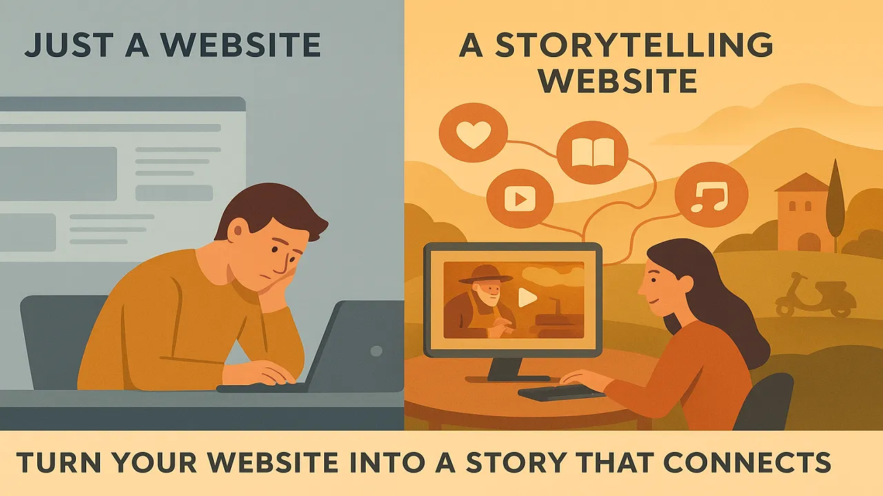 Storytelling in Web Design: How to Captivate Your Italian Audience