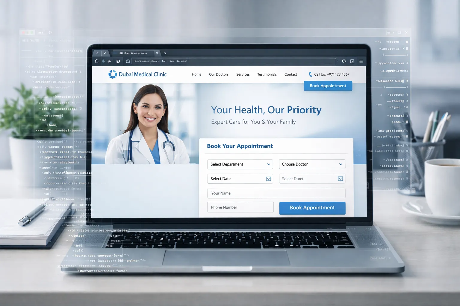 Clinic Website Gets Traffic But No Bookings