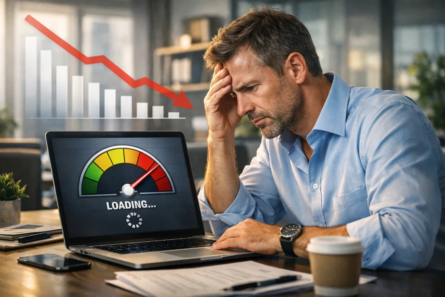 slow website losing customers