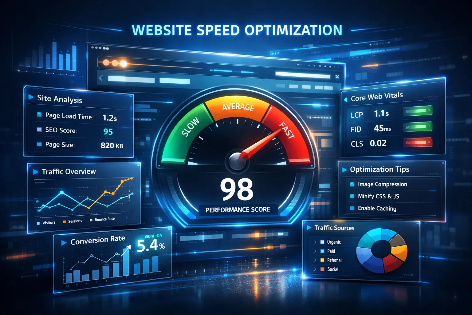 fast website for conversions