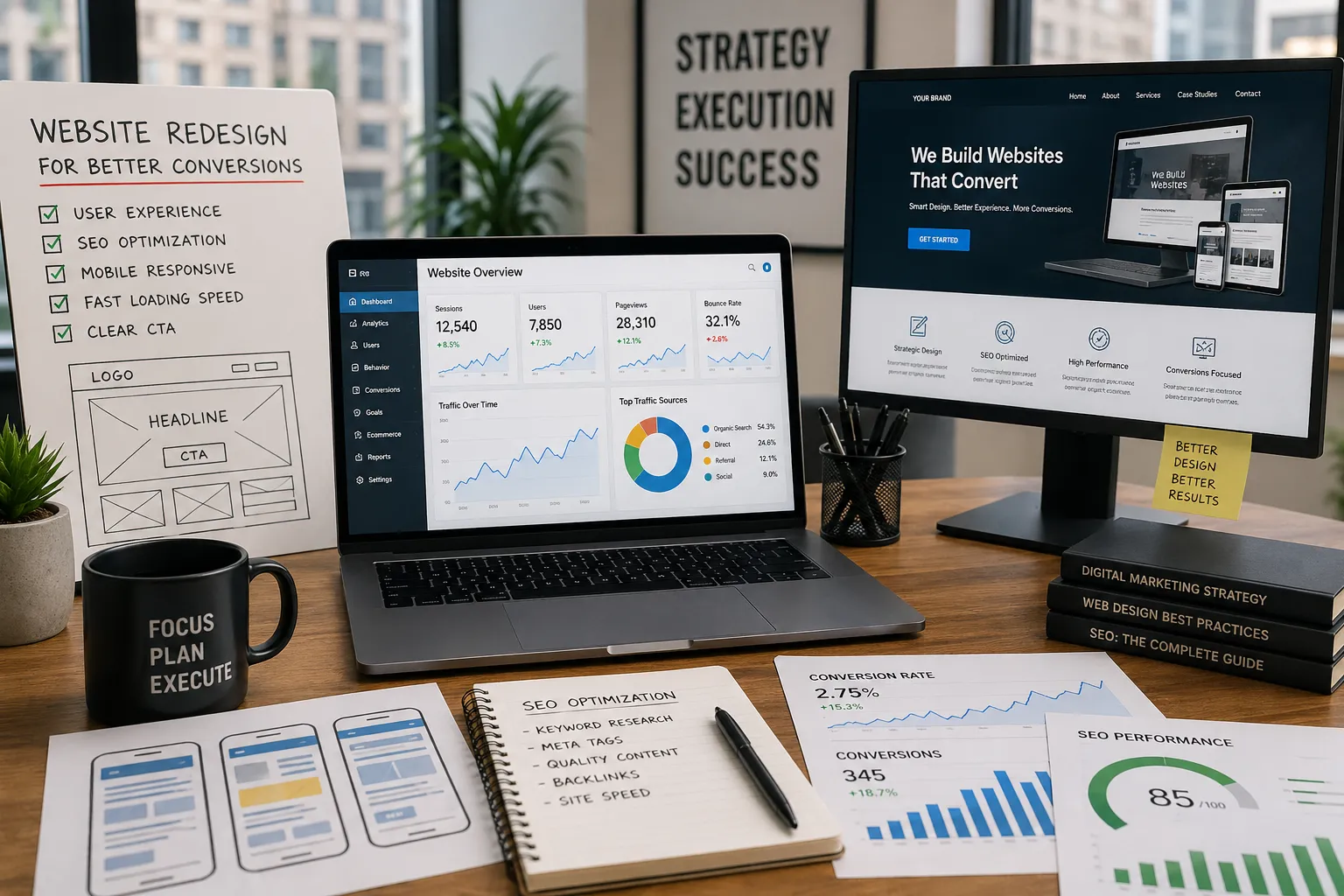 Website Redesign for Better Conversions