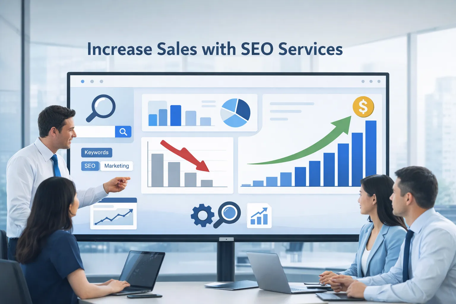 ncrease Sales with SEO Services