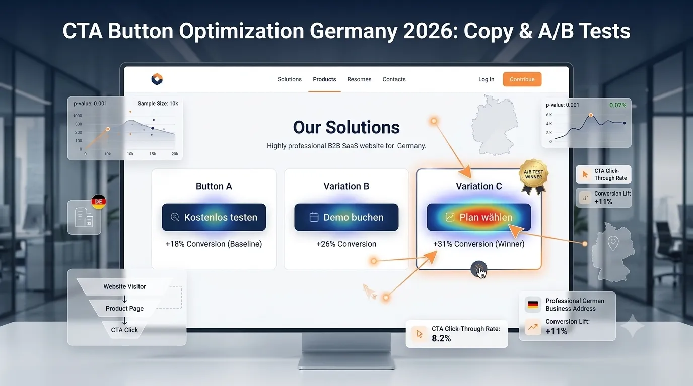 CTA button optimization Germany