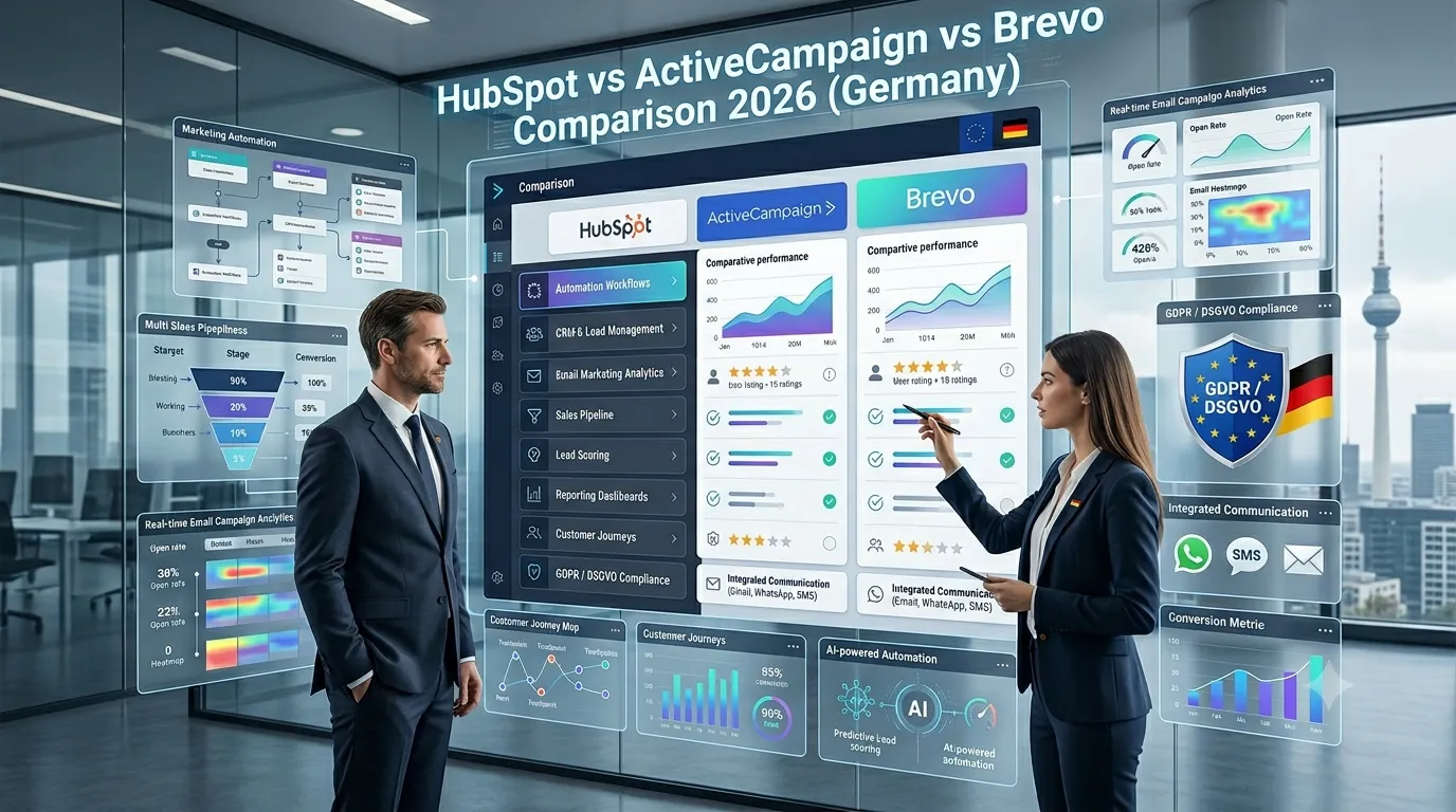 HubSpot ActiveCampaign Brevo comparison