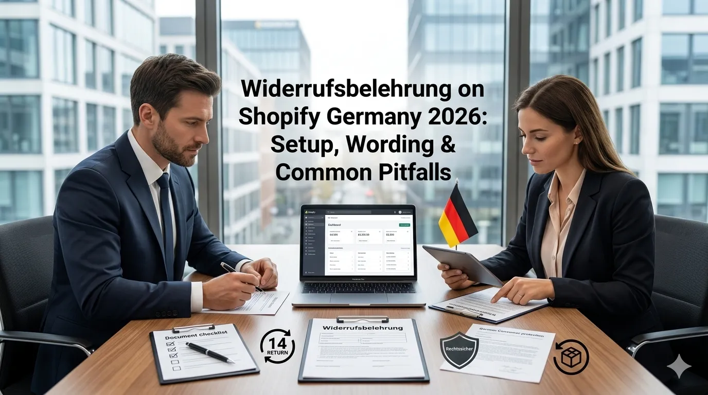 Shopify Widerrufsbelehrung