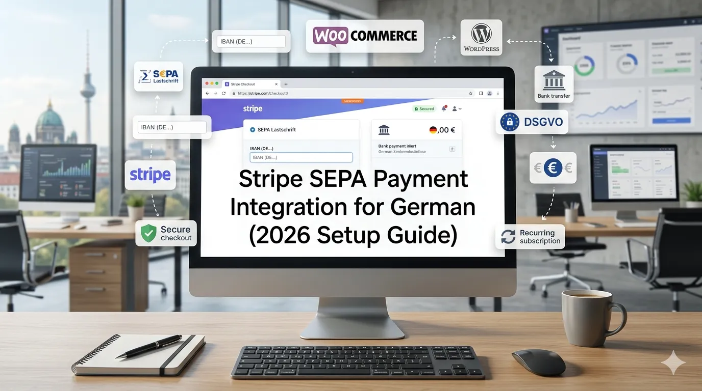Stripe SEPA payment integration Germany
