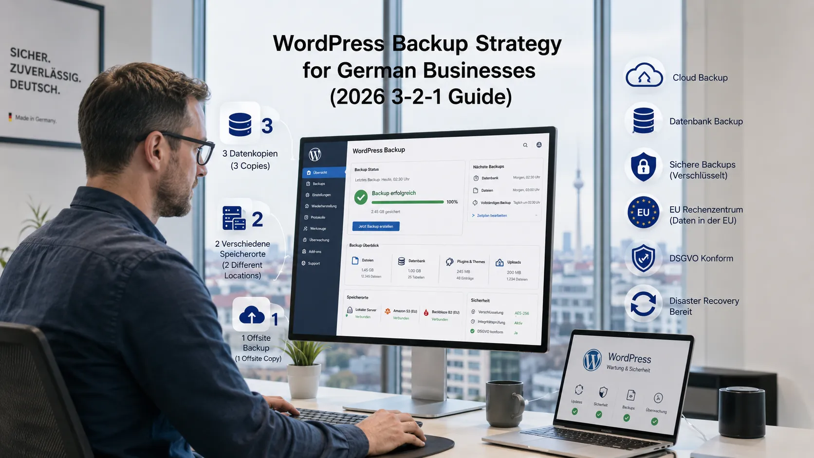 WordPress backup strategy Germany