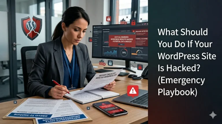 What Should You Do If Your WordPress Site Is Hacked? (Emergency Playbook)