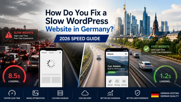 How Do You Fix a Slow WordPress Website in Germany? (2026 Speed Guide)