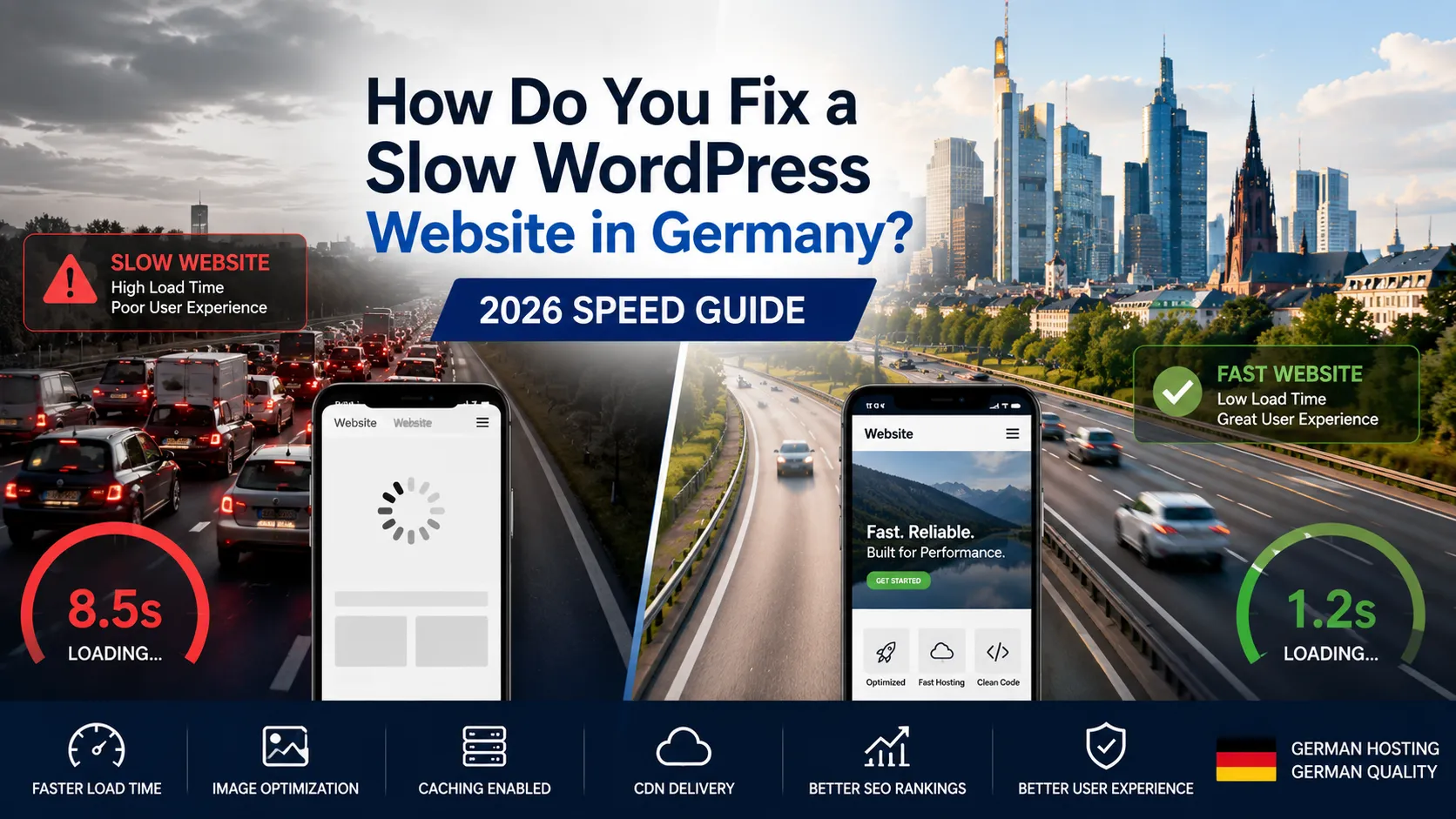 WordPress website slow fix Germany