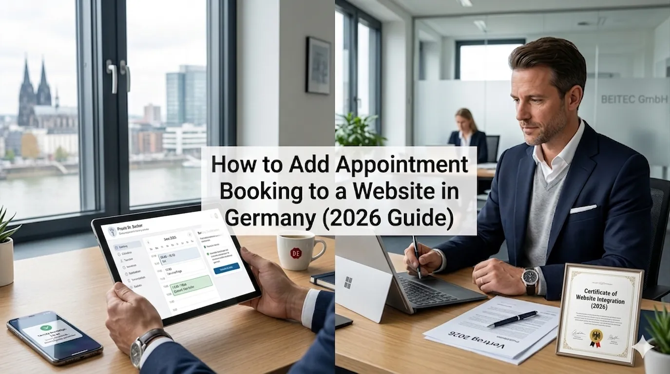 appointment booking website Germany