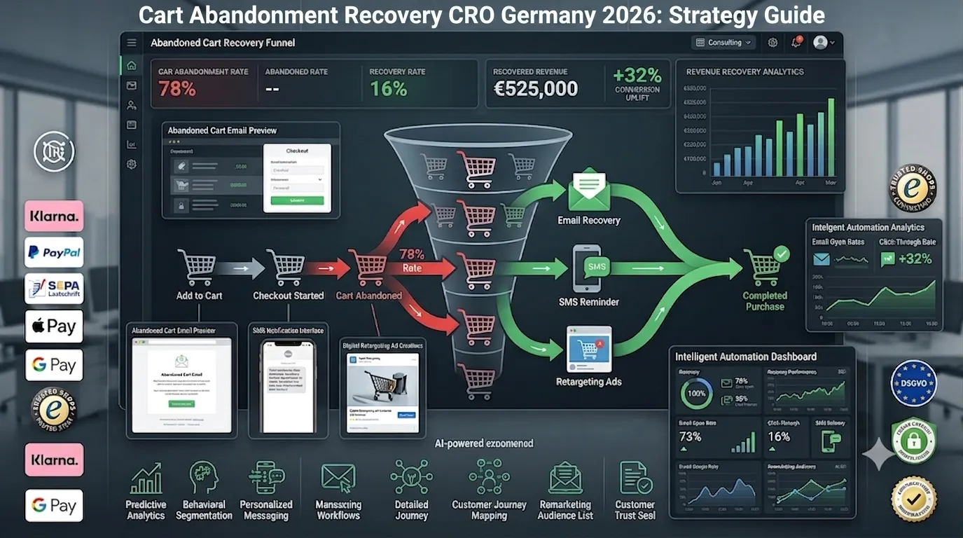 cart abandonment recovery CRO