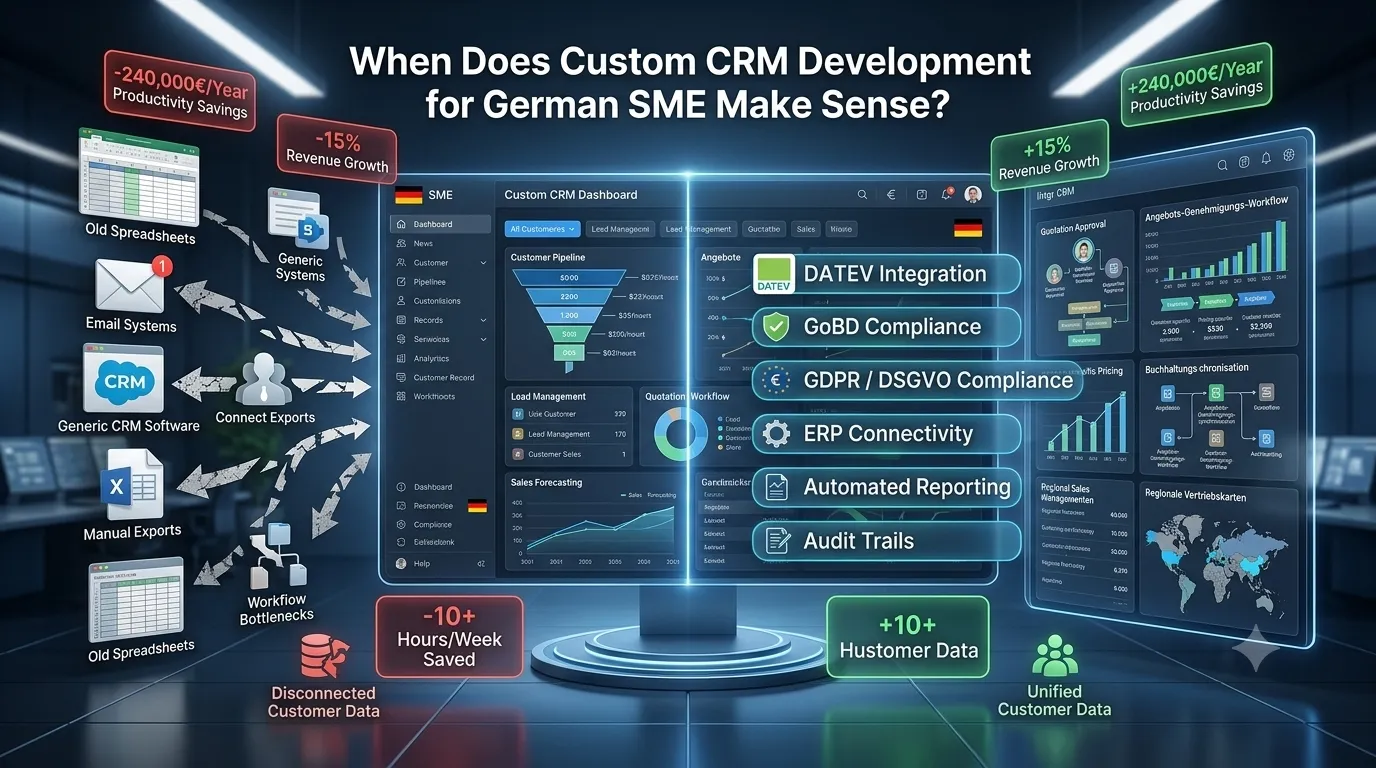 custom CRM development for German SME