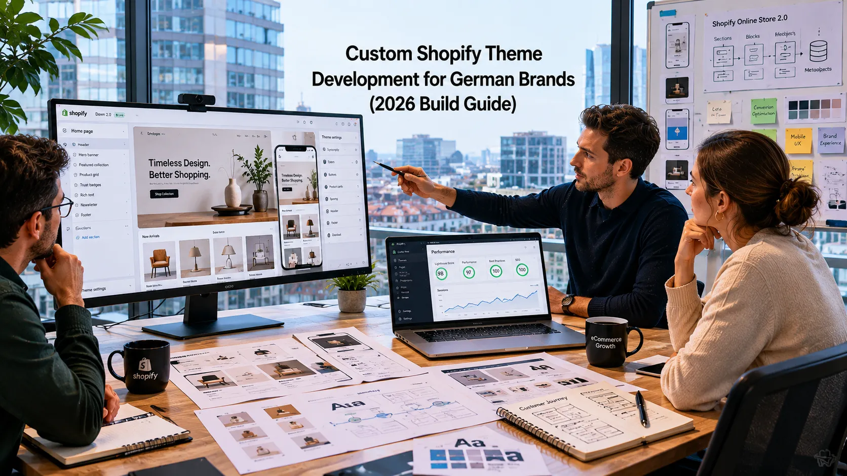 custom Shopify theme development