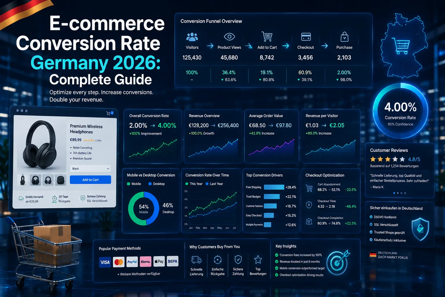 e-commerce conversion rate Germany