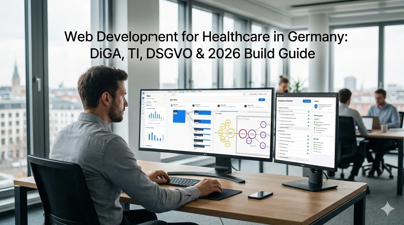 healthcare web development Germany