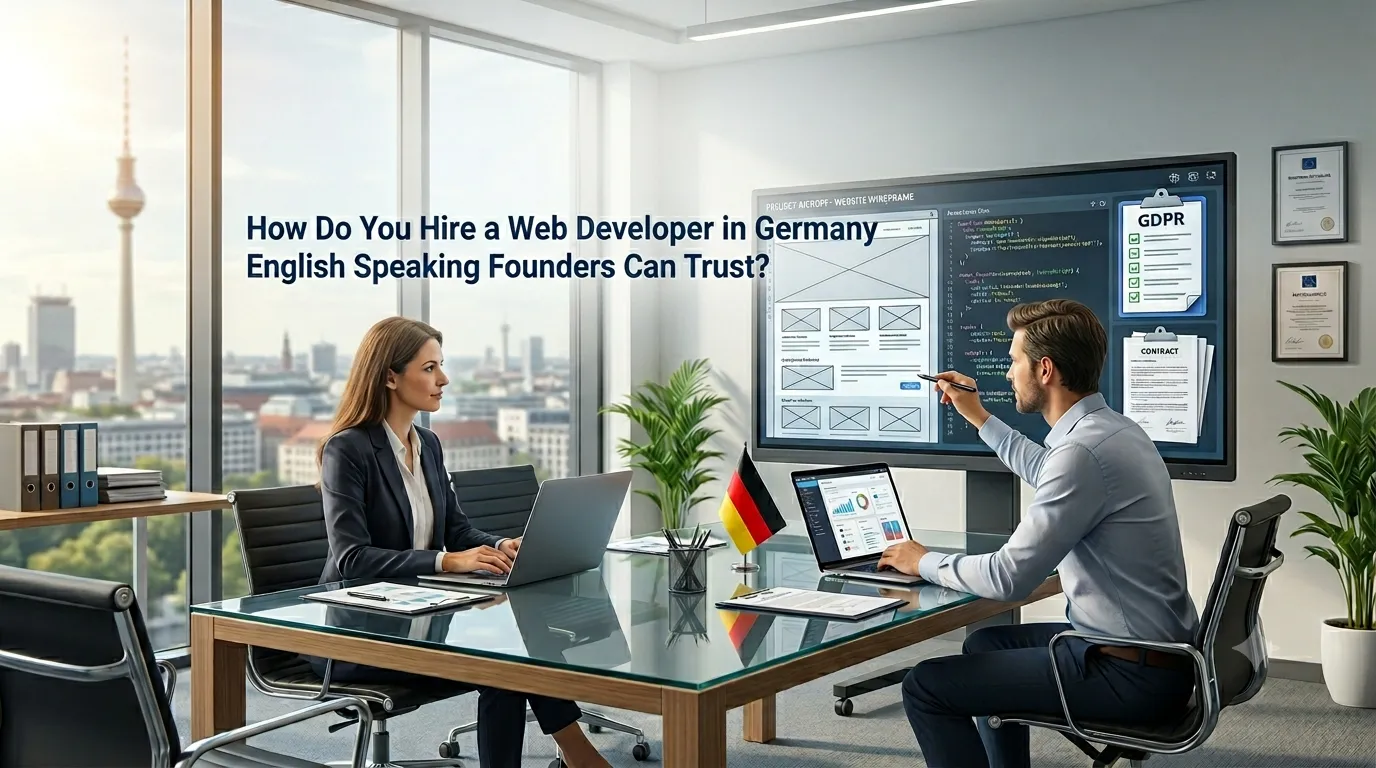 hire web developer Germany English speaking