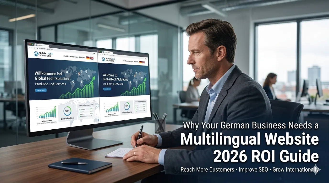 multilingual website German business