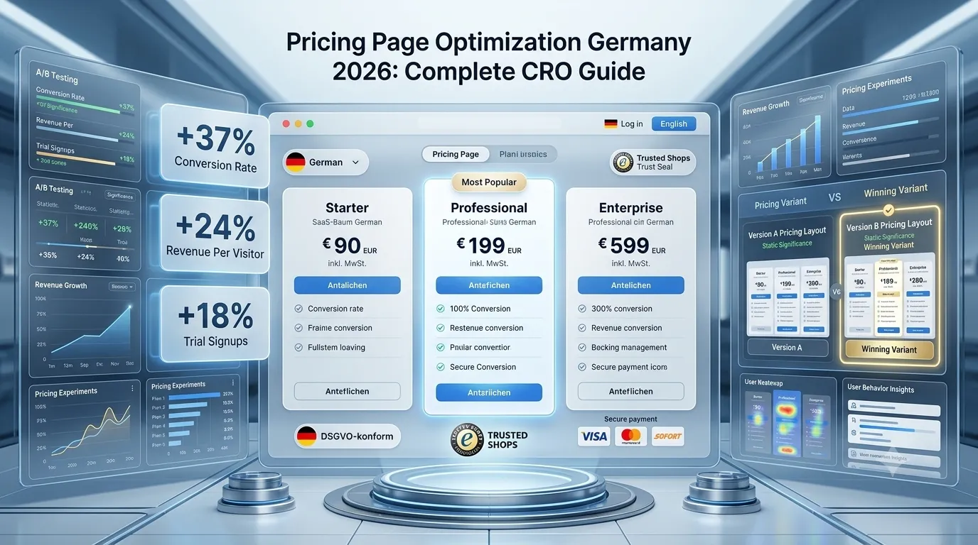 pricing page optimization