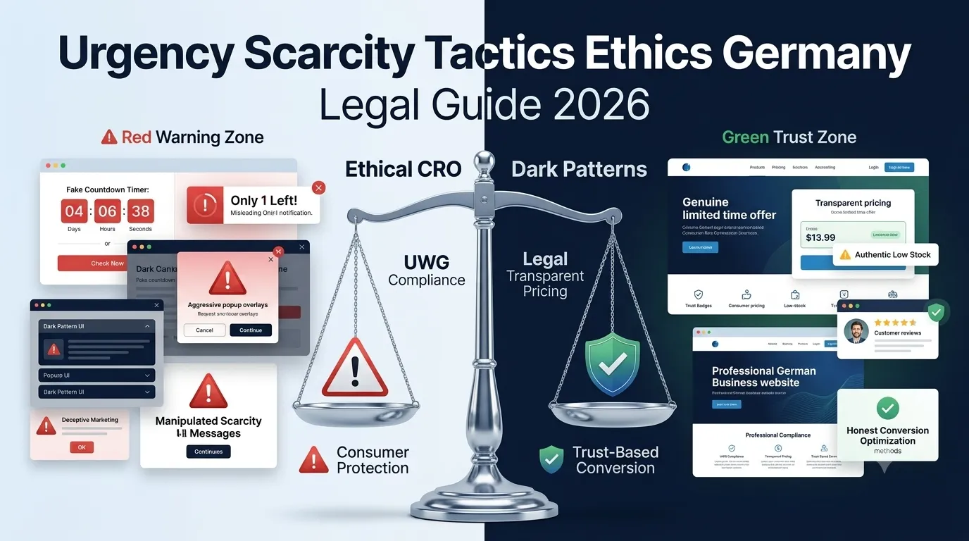 urgency scarcity tactics ethics