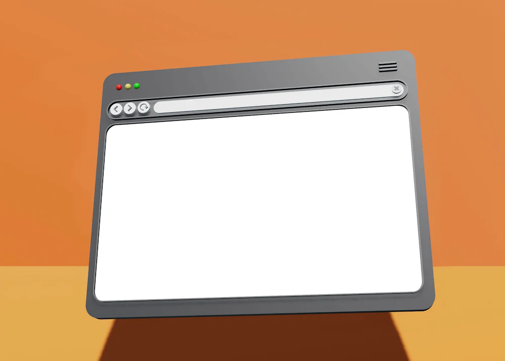3D browser window for the sitemap