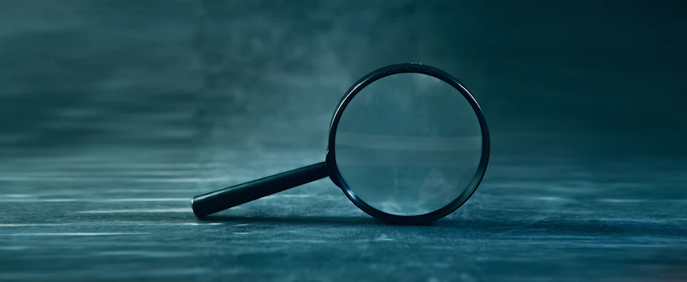 Magnifying glass symbolising search engine optimisation