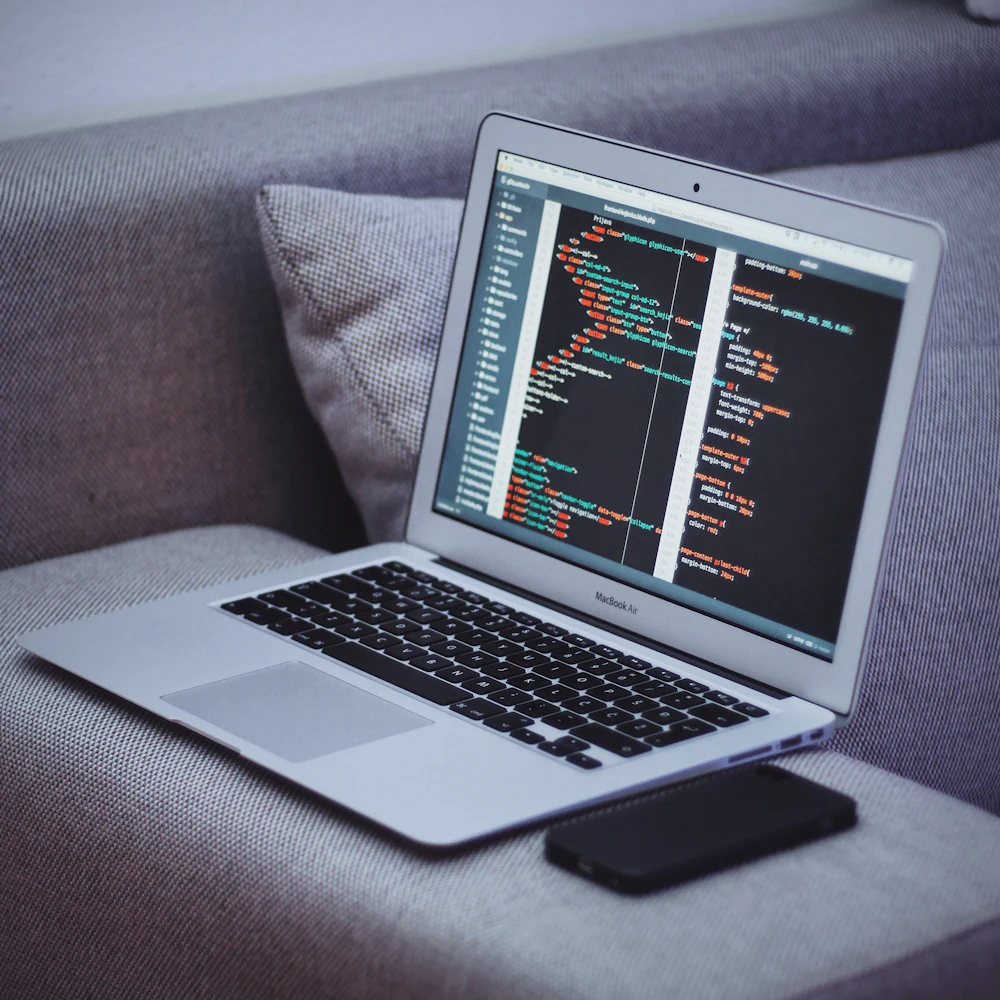 Laptop with code for the Gem Programmers blog